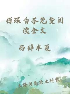 傅琛白苓免费阅读全文