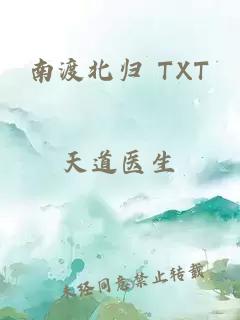 南渡北归 TXT