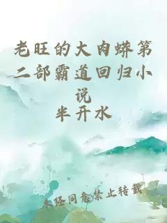 老旺的大肉蟒第二部霸道回归小说